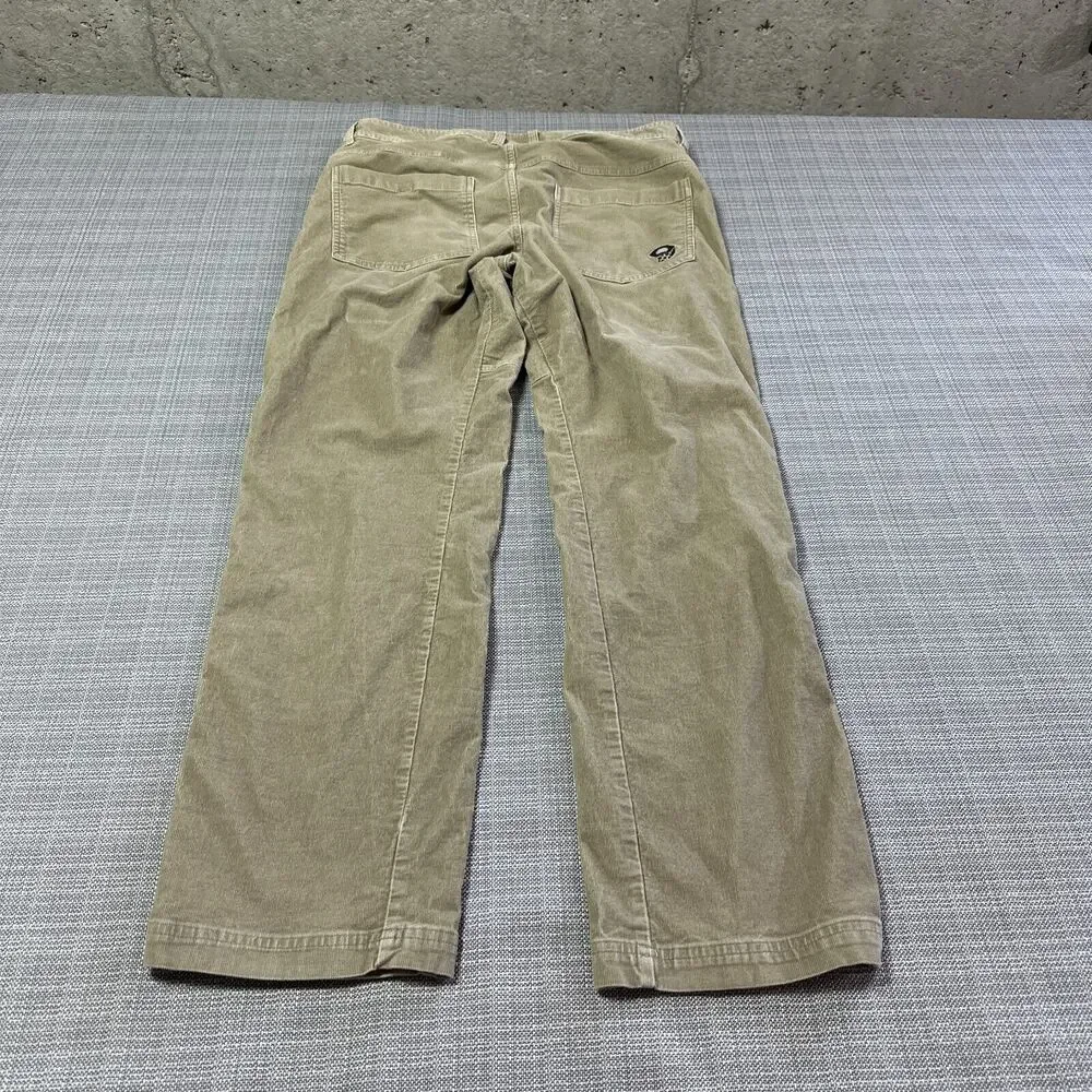 Mountain Hardwear Pants Men 36x30 Corduroy Tan Stretch Outdoor Academia Gorpcore
